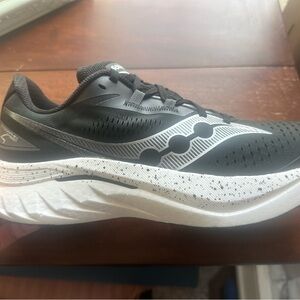 Saucony Black and White Athletic Shoes